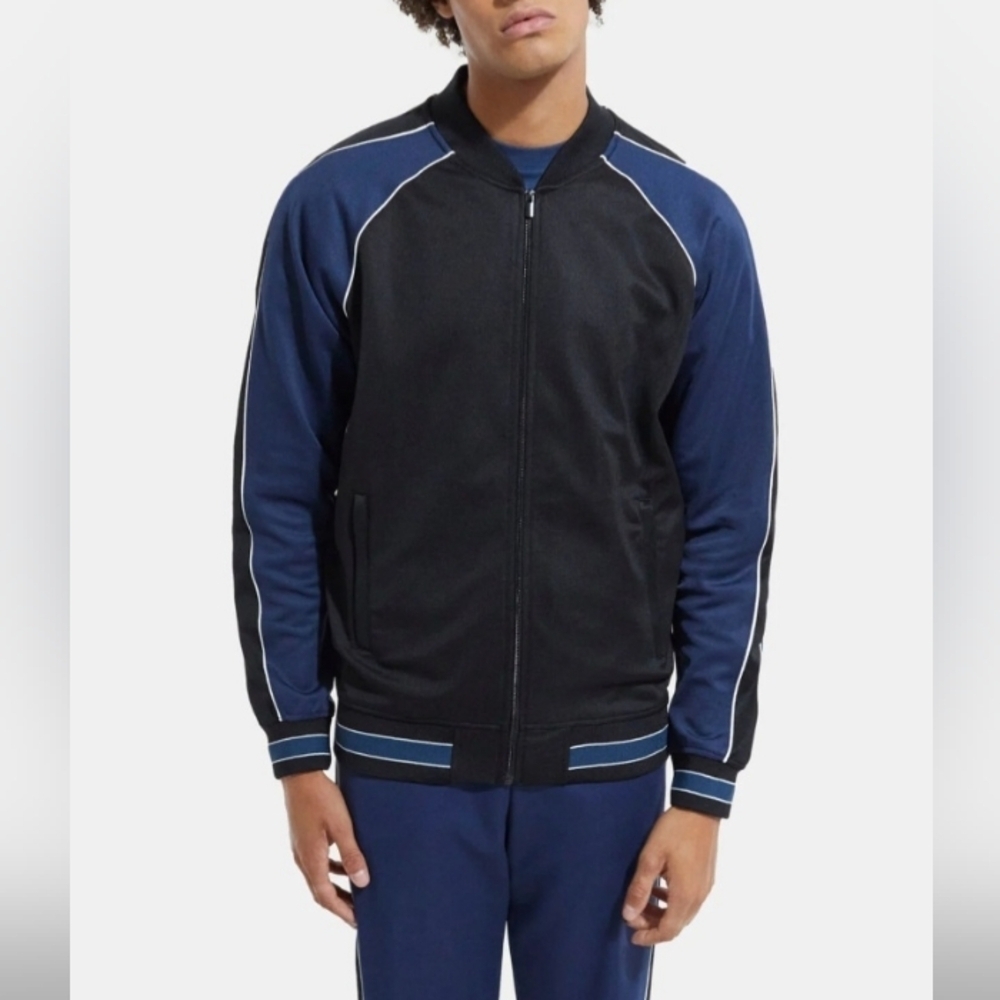 The Kooples Zip Sweatshirt Size Large NWT Navy casual, track, sweat